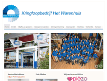 Tablet Screenshot of kringloopwarenhuis.nl